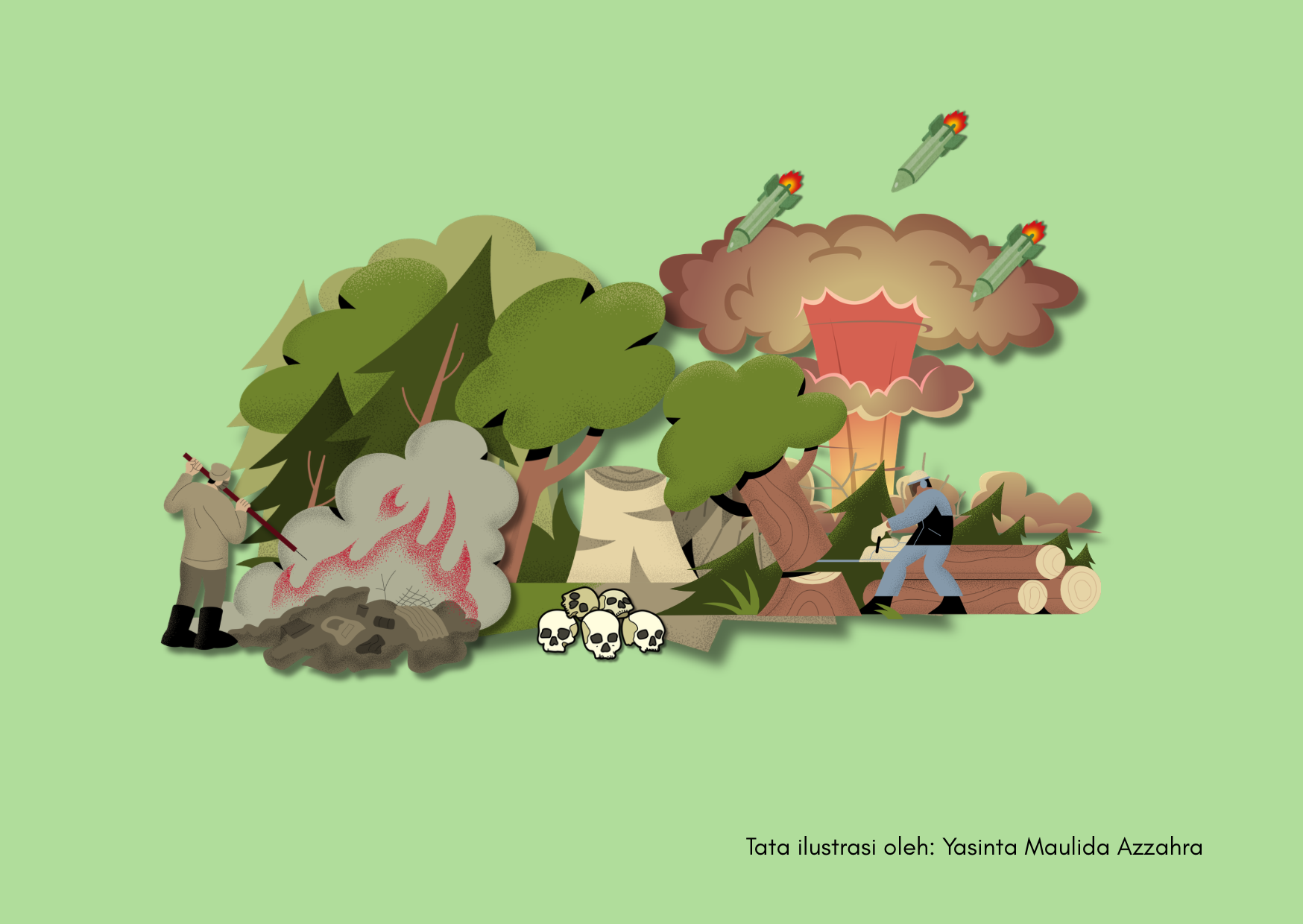 Awalnya Ekosida, Ujungnya Genosida